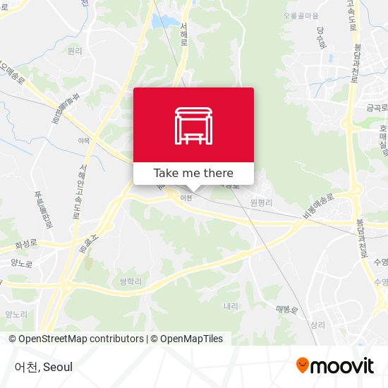 어천 map