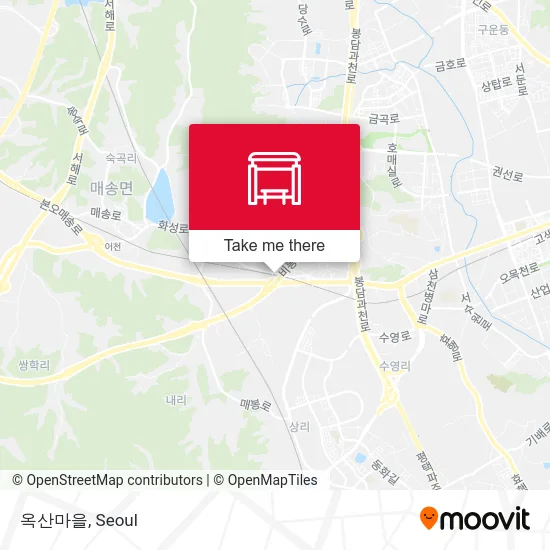 옥산마을 map