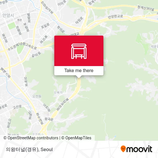 의왕터널(경유) map