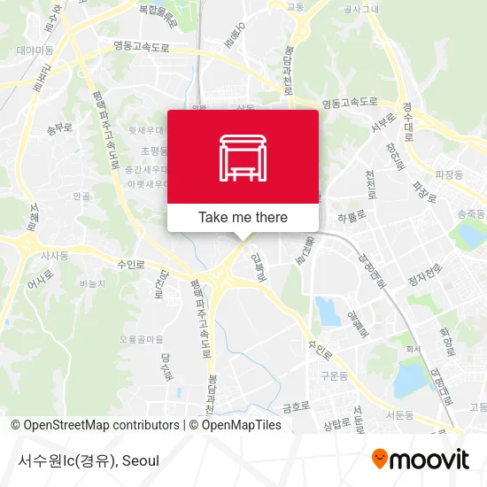 서수원Ic(경유) map