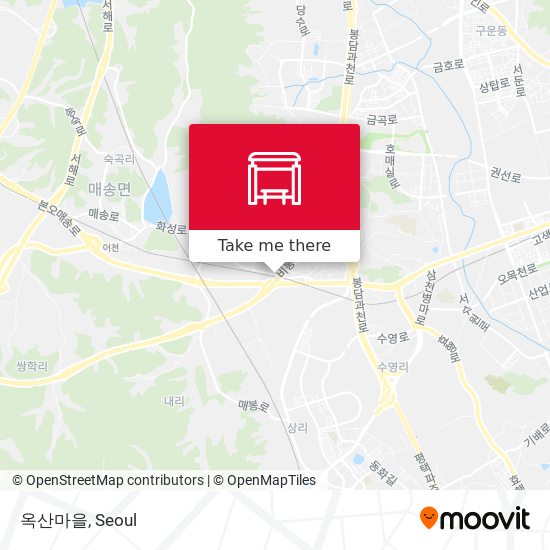옥산마을 map