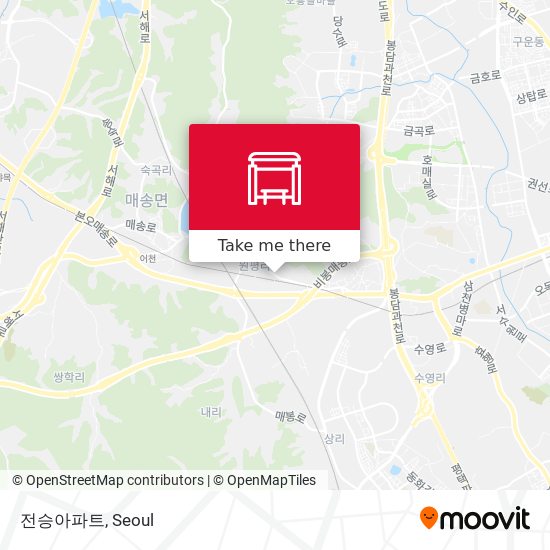 전승아파트 map