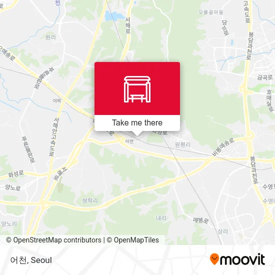 어천 map