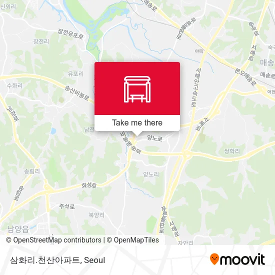 삼화리.천산아파트 map