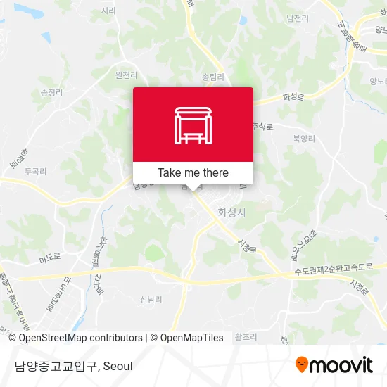 남양중고교입구 map