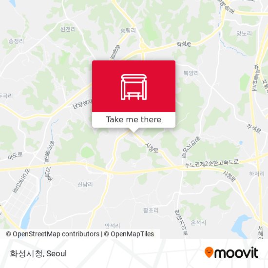 화성시청 map