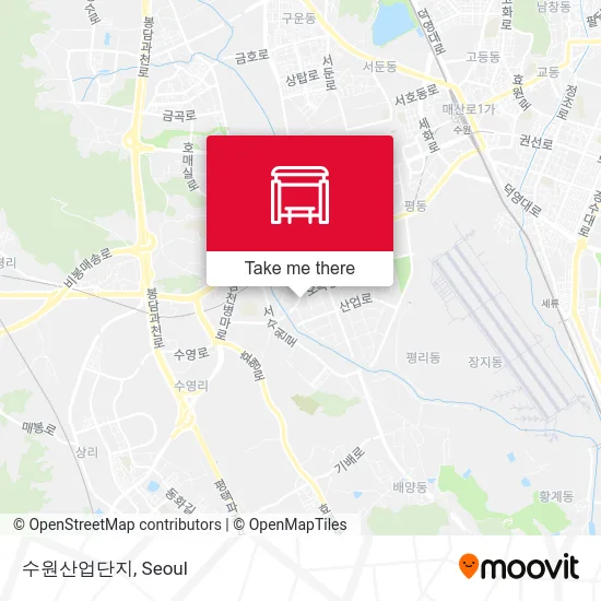 수원산업단지 map