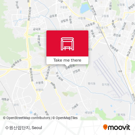 수원산업단지 map