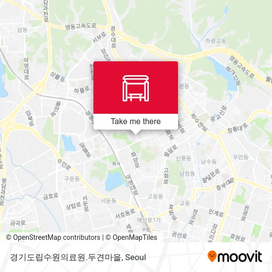경기도립수원의료원.두견마을 map