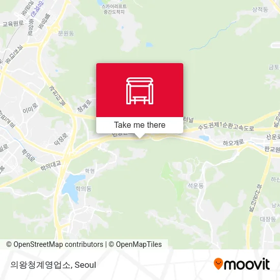 의왕청계영업소 map