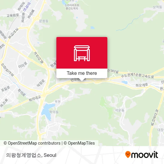 의왕청계영업소 map