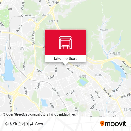 수원Sk스카이뷰 map