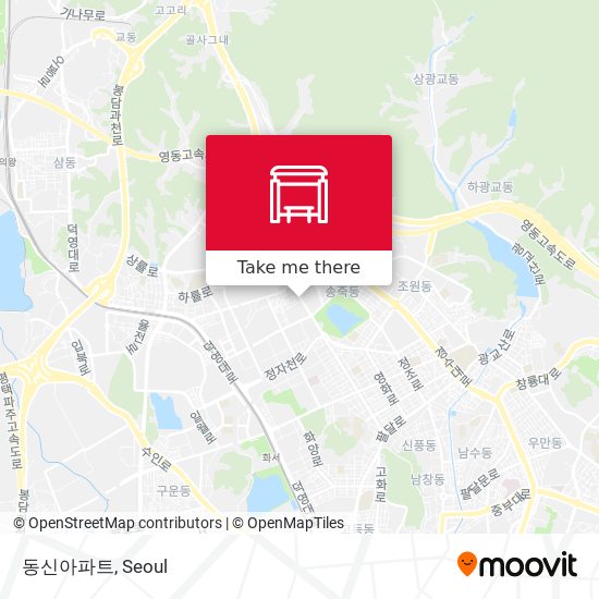 동신아파트 map