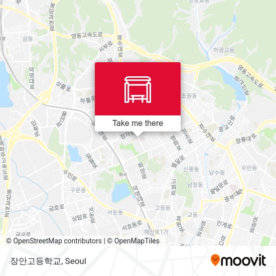장안고등학교 map