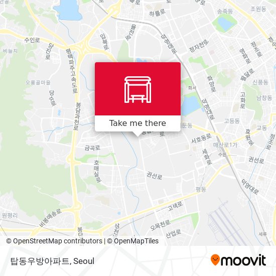 탑동우방아파트 map