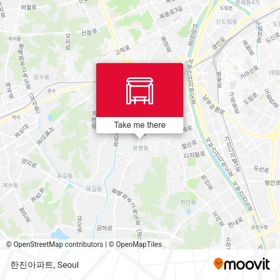 한진아파트 map