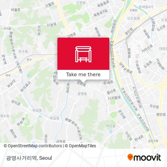 광명사거리역 map