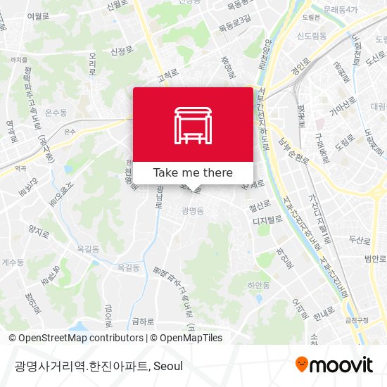광명사거리역.한진아파트 map