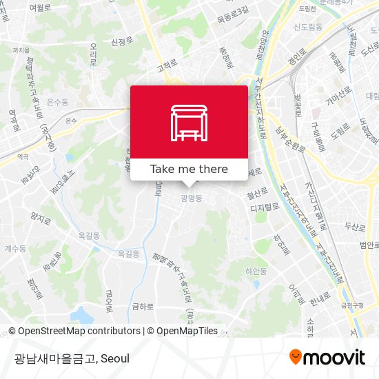 광남새마을금고 map