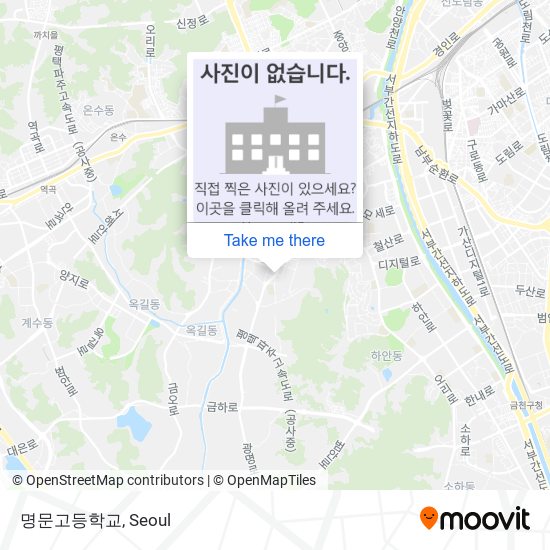 명문고등학교 map