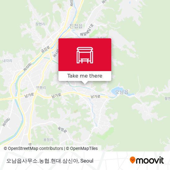 오남읍사무소.농협.현대.삼신아 map