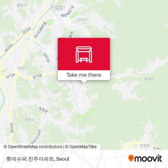 롯데슈퍼.진주아파트 map