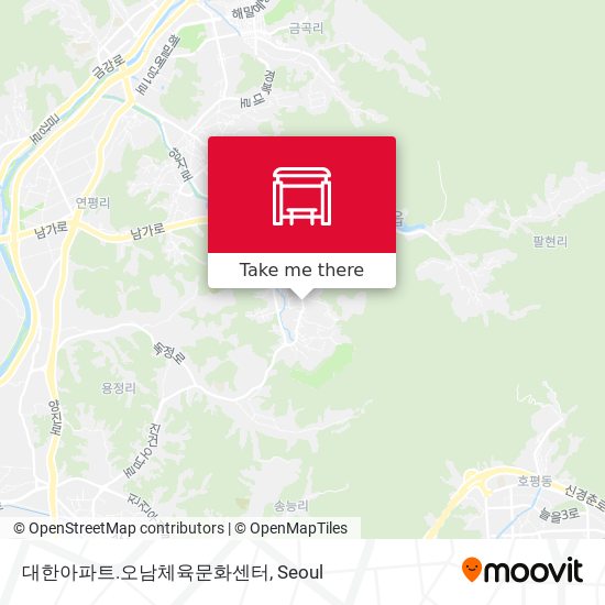 대한아파트.오남체육문화센터 map