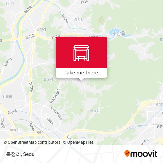 독정리 map