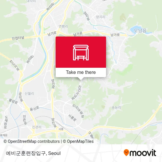 예비군훈련장입구 map
