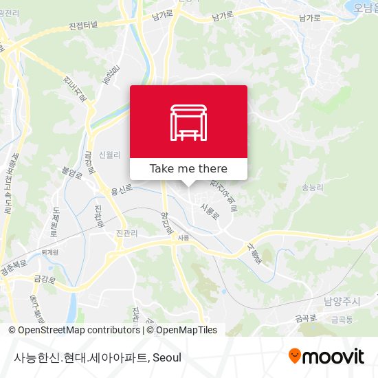 사능한신.현대.세아아파트 map