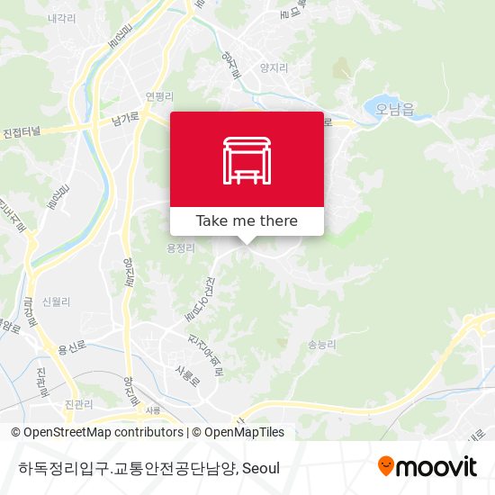 하독정리입구.교통안전공단남양 map