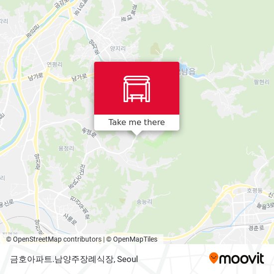 금호아파트.남양주장례식장 map