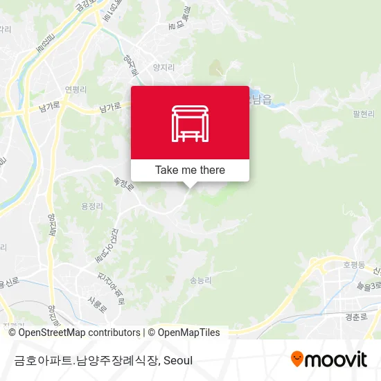 금호아파트.남양주장례식장 map