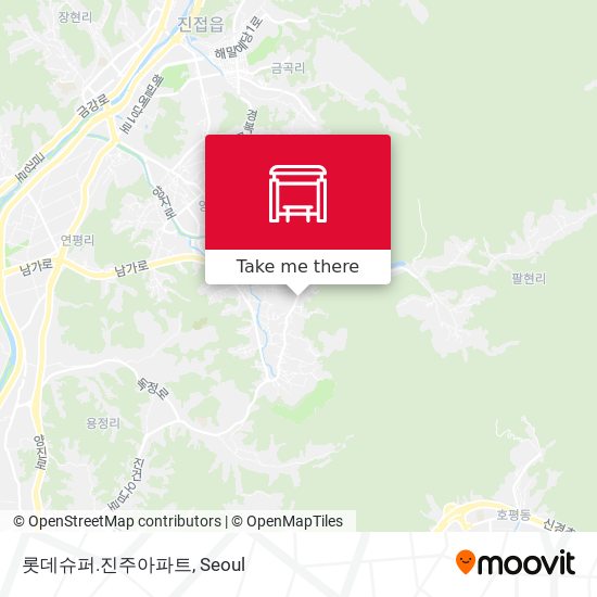 롯데슈퍼.진주아파트 map