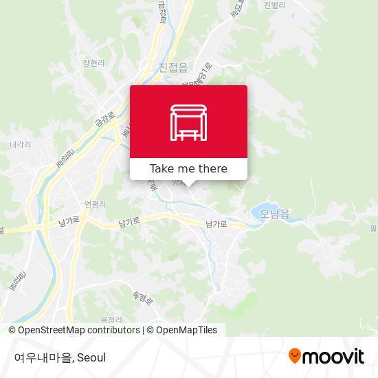 여우내마을 map