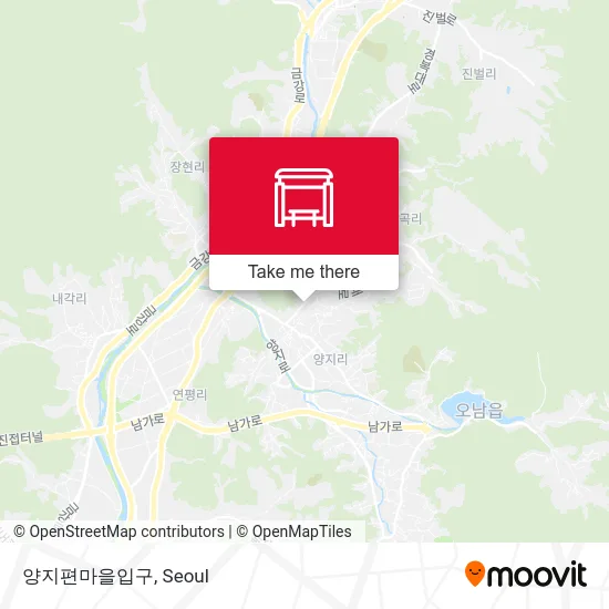 양지편마을입구 map