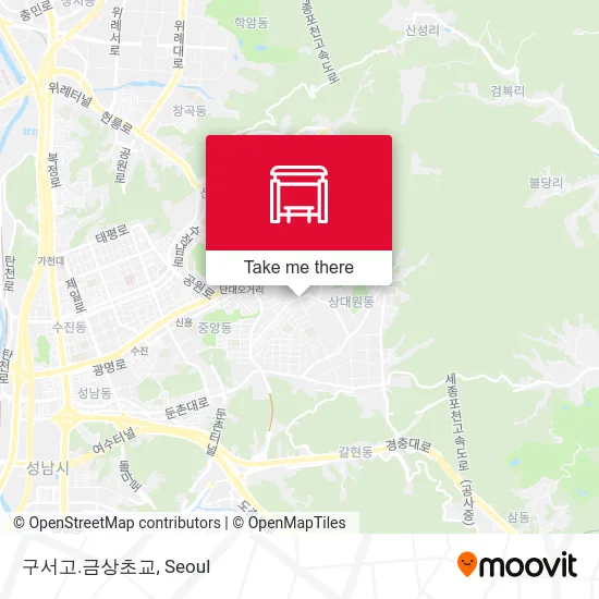 구서고.금상초교 map