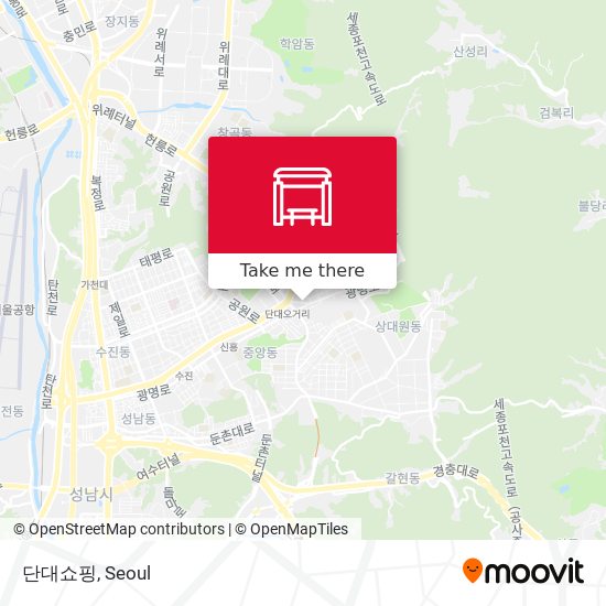 단대쇼핑 map