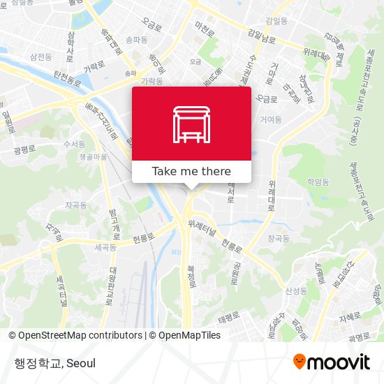 행정학교 map