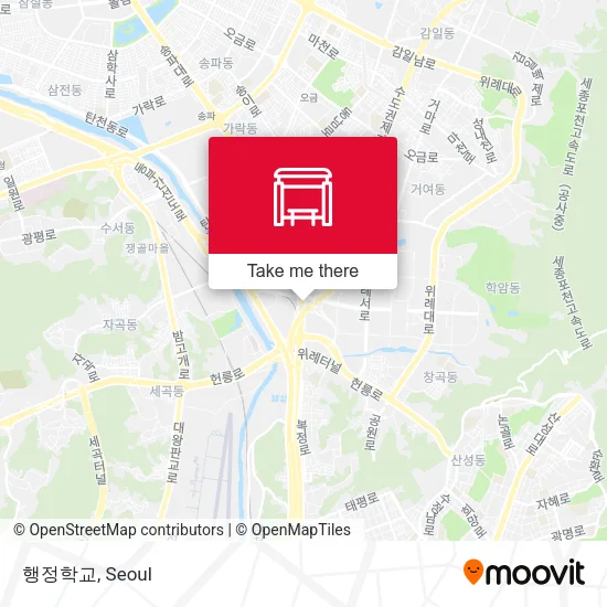 행정학교 map