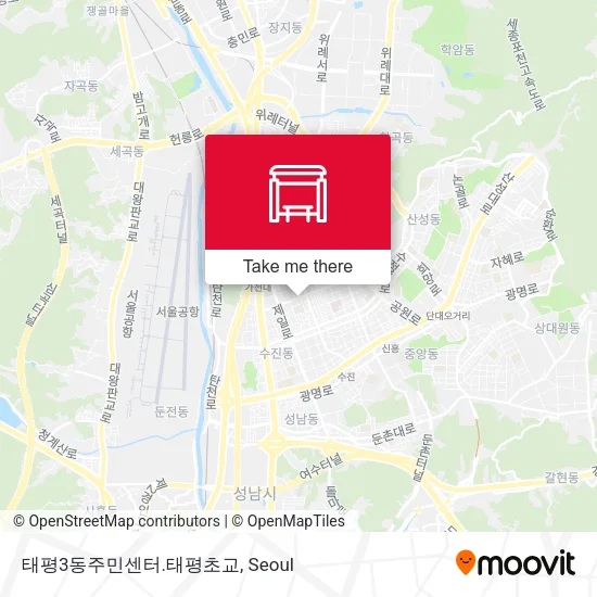 태평3동주민센터.태평초교 map