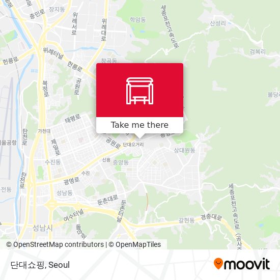 단대쇼핑 map