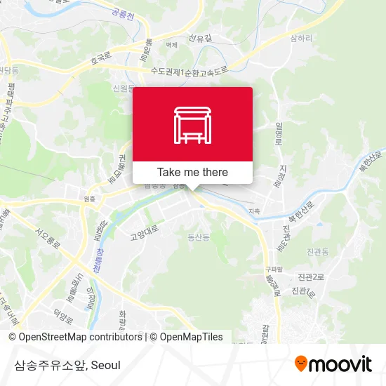 삼송주유소앞 map