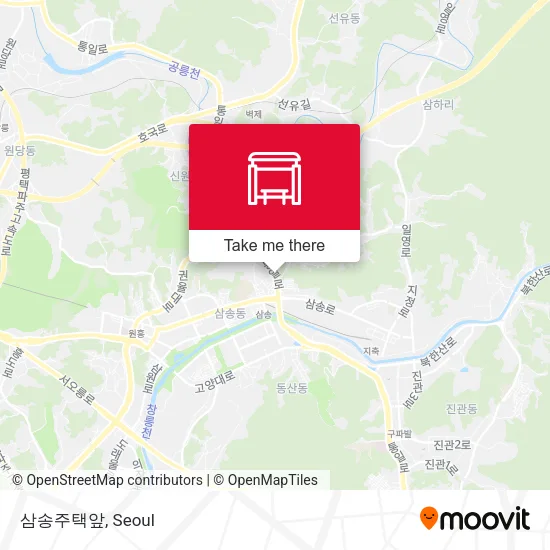 삼송주택앞 map