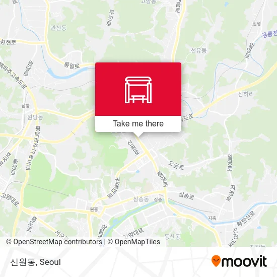 신원동 map