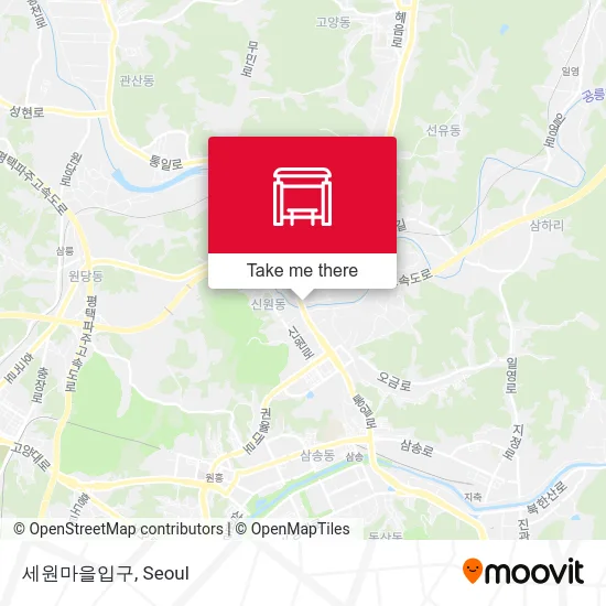 세원마을입구 map