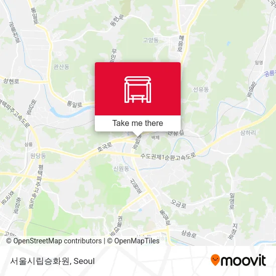 서울시립승화원 map