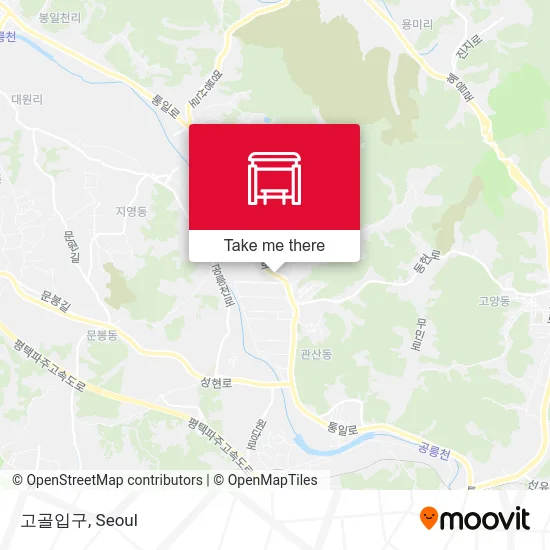 고골입구 map