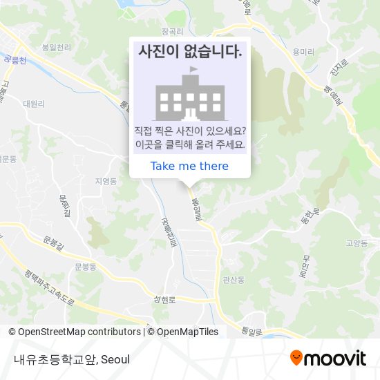 내유초등학교앞 map