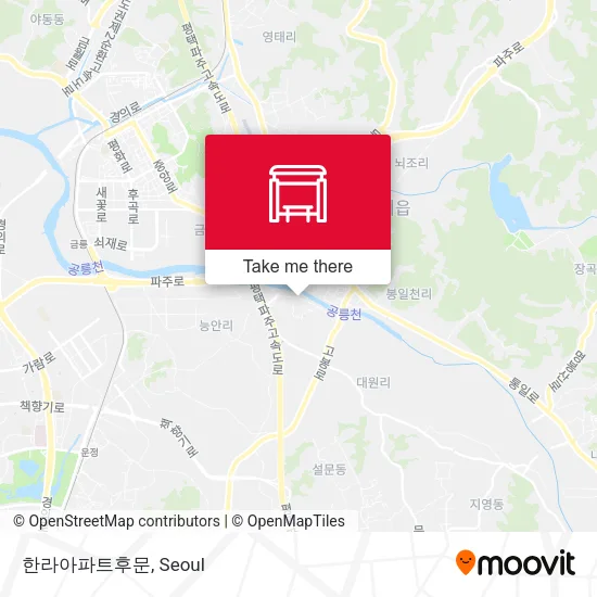 한라아파트후문 map